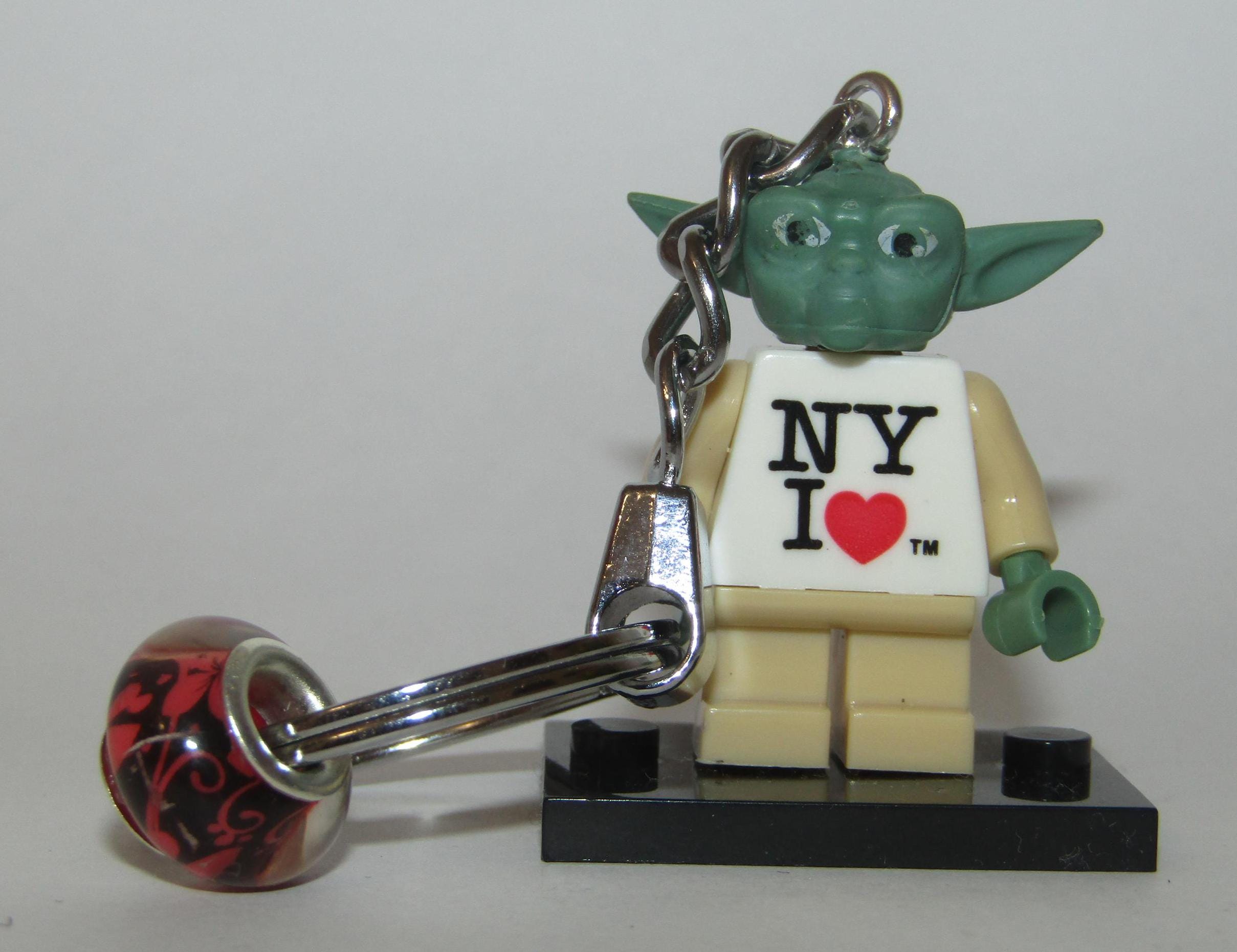 I Love NY Keychain Handmade Custom Keychain