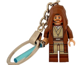 Custom Star Wars keychain made with a genuine modified LEGO minifigure & Gift Box - handmade Space Sci-Fi Gift