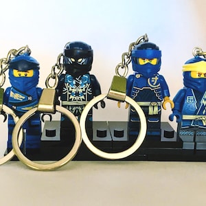 Porte-clés et coffret cadeau Lego Jay Ninja - fait main
