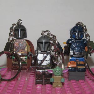 Porte-clés Mandalorien - Porte-clés Boba Fett - choisissez votre modèle avec ou sans boîte - C24