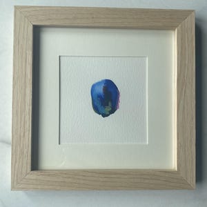 Handmade Artwork ~ Small Framed Painting. 1 of 1,  Original Art.