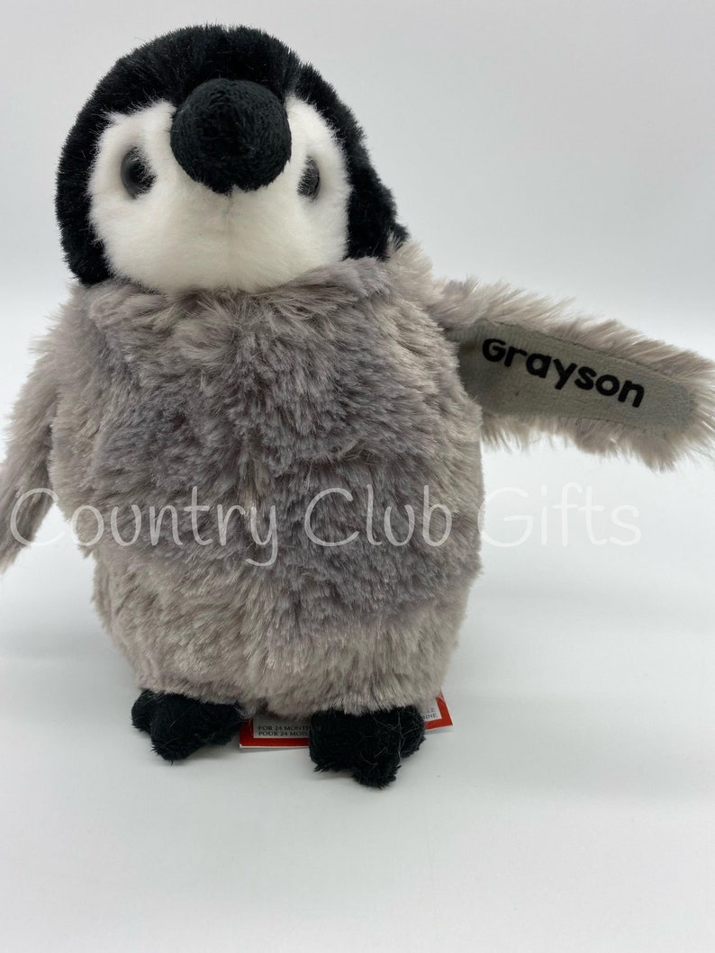 Personalized Penguin kids penguin penguin stuffed animal Stuffed penguin with name stuffed penguin custom penguin Boy or girl image 3