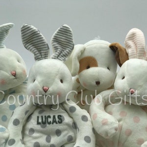 Baby bunny gift Baby shower gift First birthday gift Personalized bunny Newborn Gift personalized gifts Personalized Easter Bunny