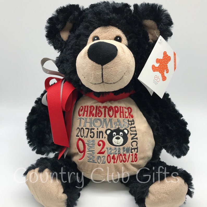 Personalized Stuffed Animal Baby Gift Birth Stat Teddy Bear | Etsy