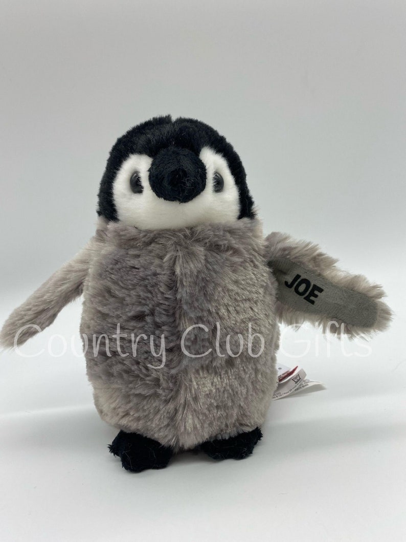 Personalized Penguin kids penguin penguin stuffed animal Stuffed penguin with name stuffed penguin custom penguin Boy or girl image 2