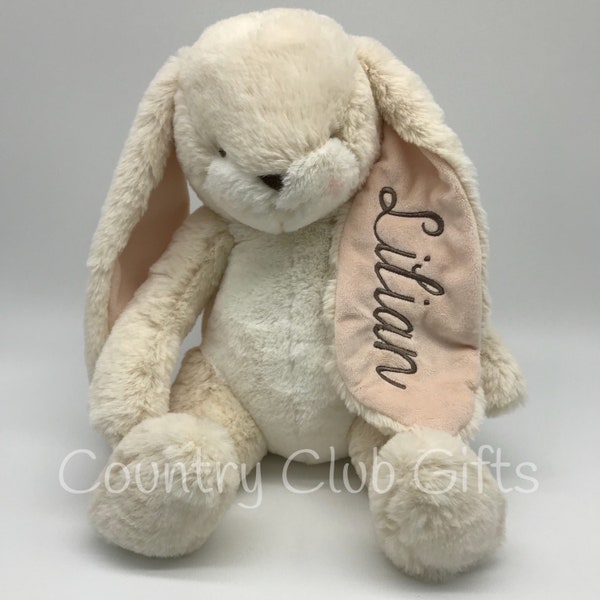 Personalized bunny Baby gift | stuffed bunny | custom bunny ear | Sweet Nibble | Easter Basket | baby boy gift | baby girl gift | Stuffie