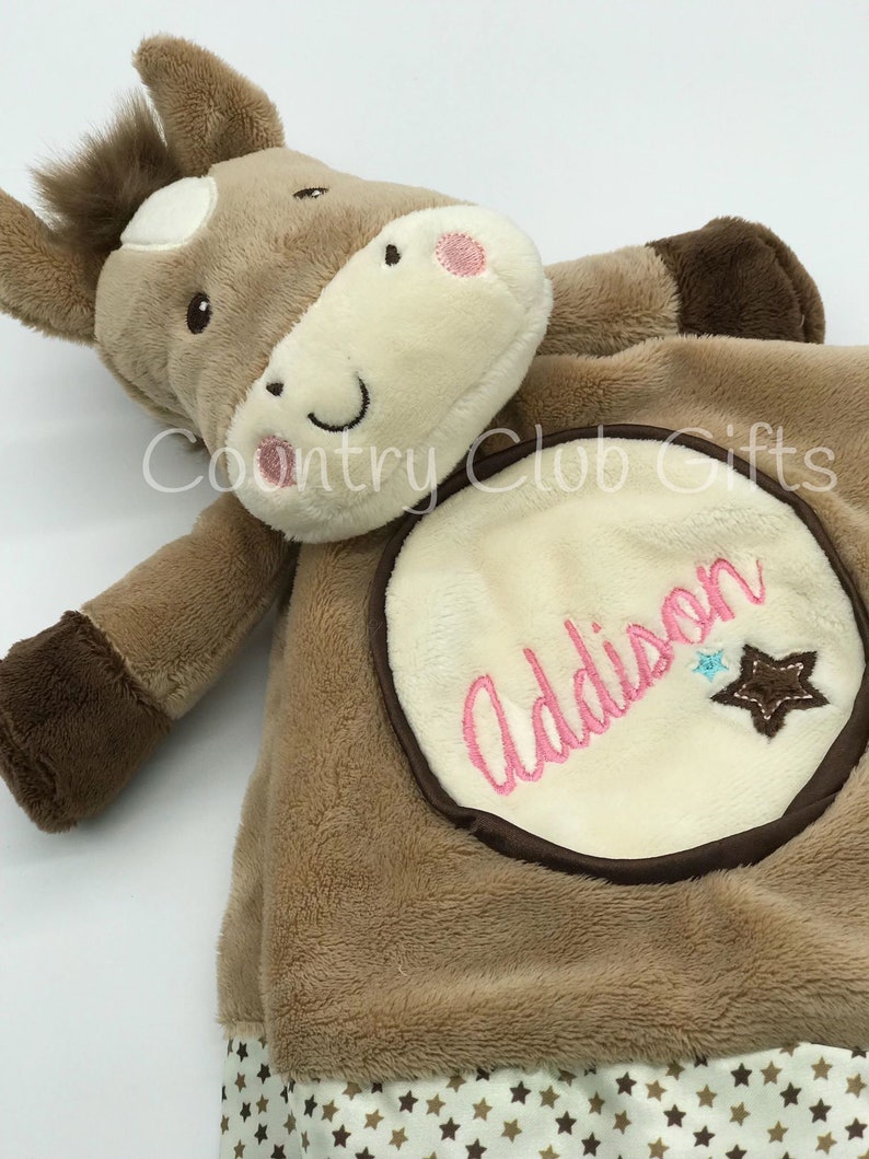 Personalized Pony Horse Baby Blanket Baby Shower Gift Etsy