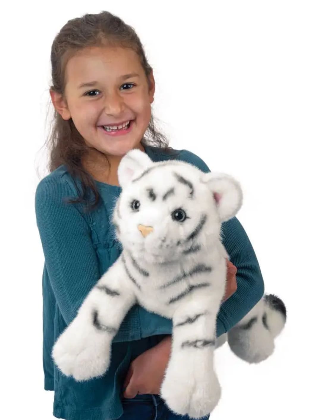 Personalized White Tiger Kids Shite Tiger Stuffed Animal Stuffed Tiger With Name Stuffed Tiger