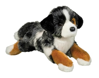 Personalized Aussie | kids dogs | puppy stuffed animal  | Stuffed dog with name |  custom puppy | Boy or girl gift | Australian Shepherd