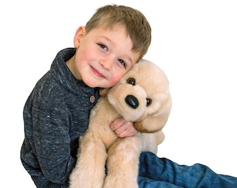 Yellow Lab dog | kids dogs | puppy stuffed animal  | Stuffed dog with name | custom puppy | Boy or girl gift | Stuffed yellow lab |Retriever