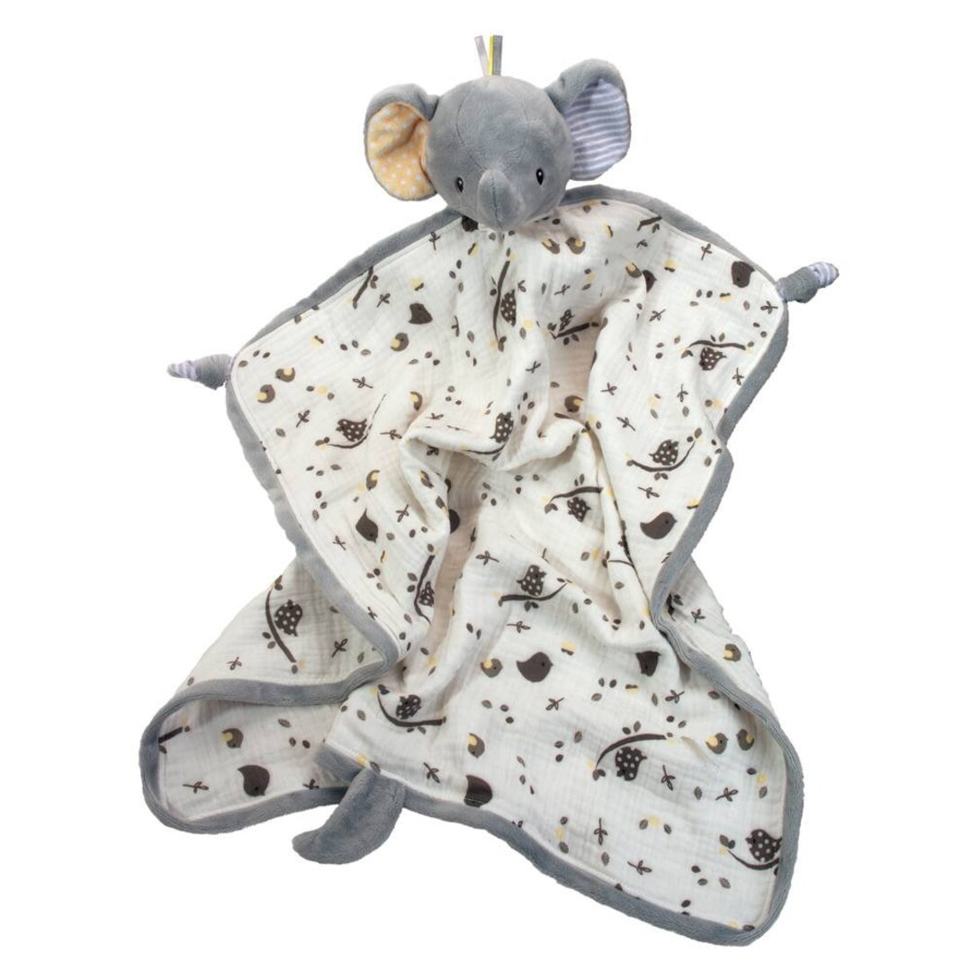 Personalized Elephant Baby Blanket Gray Elephant Baby Shower Gift Elephant Baby Girl Gift Baby