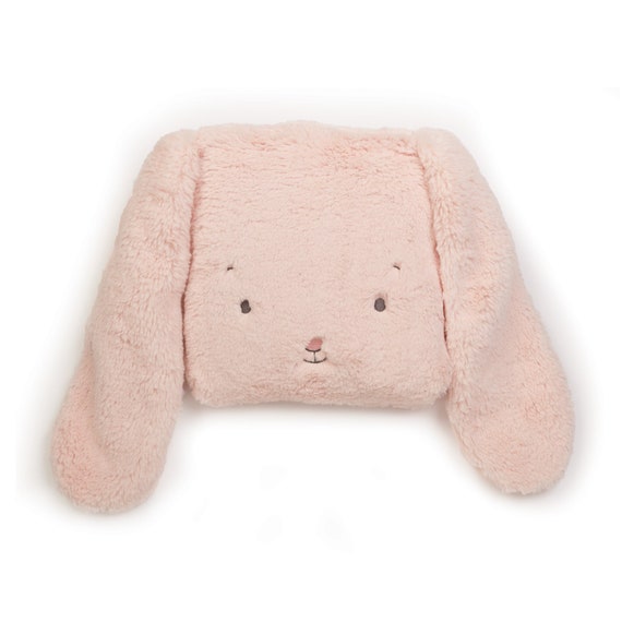 Personalized Pillow Bunny Blanket Pink Blanket Baby Etsy