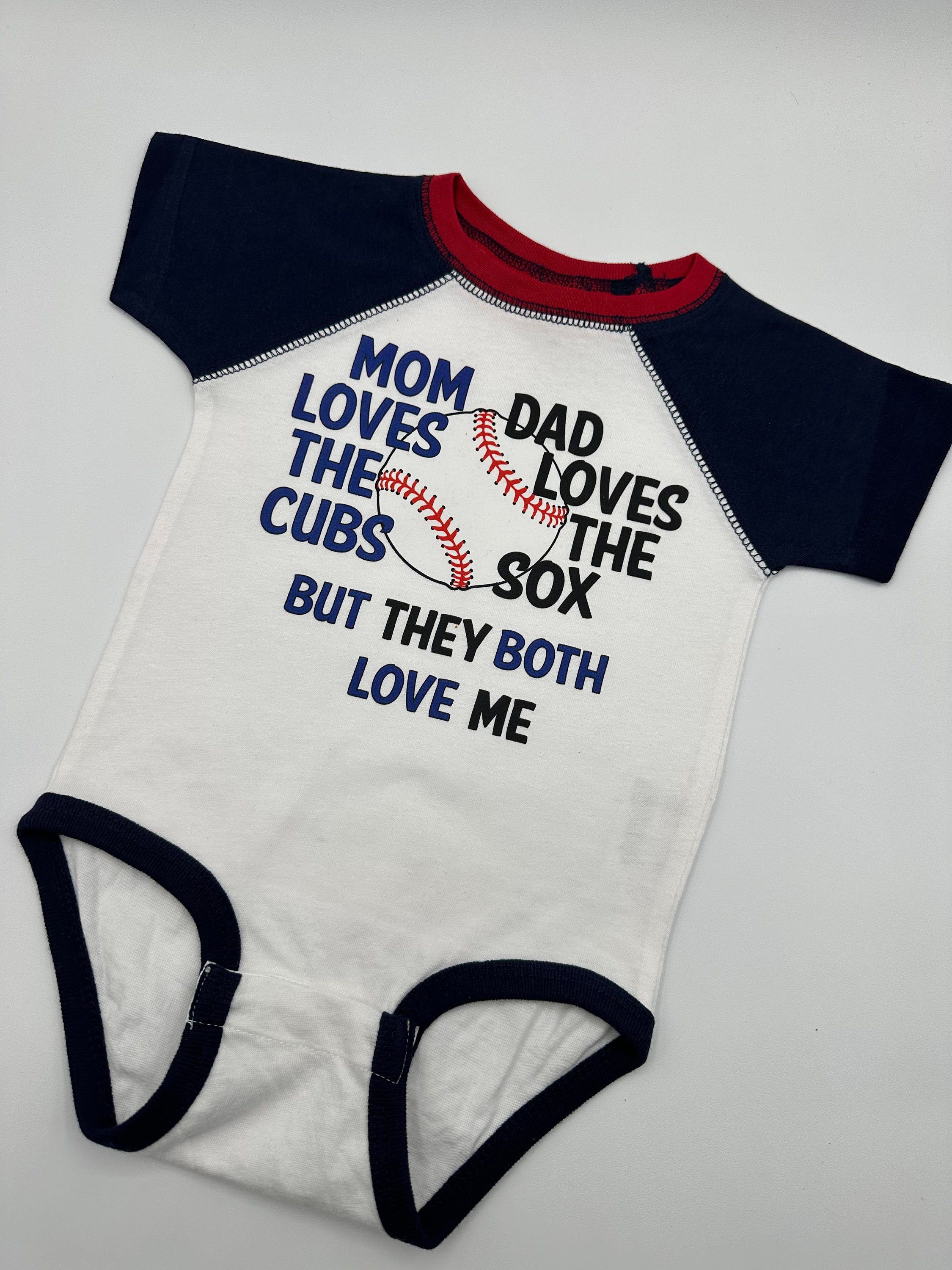 House Divided, Sox, Cubs t shirt, baseball shirt. bodysuit shirt, baby gift, sports rivals, team, Chicago