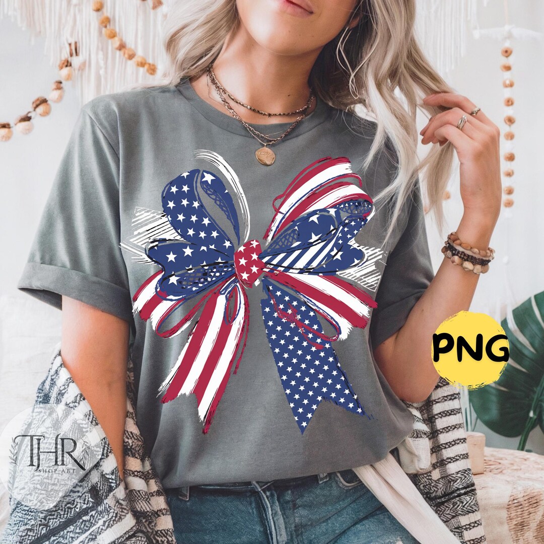 America Coquette Bow Png Coquette Bow Png 4th of July Sublimation ...