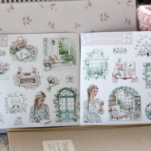 Spring Planner - Large Deco Sticker Sheet, Planner, Bullet Journal Stickers, Scrapbook,Journal Stickers, Functional, Minimal, Hobonichi
