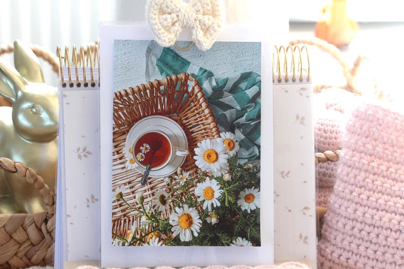 Floral Spring Planner Dashboard, Laminated Photo, Multiple Sizes - Etsy