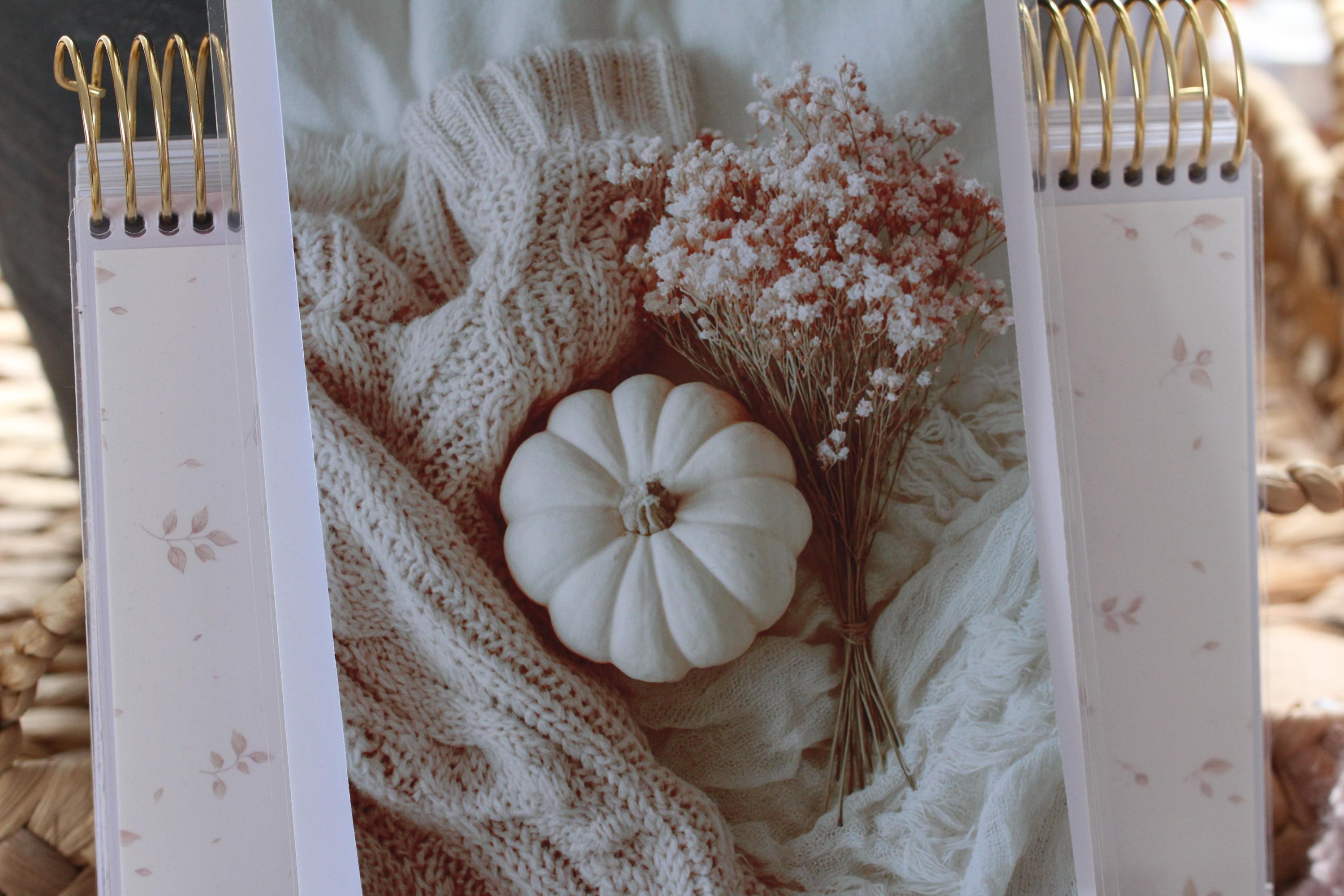 Cozy Autumn Planner Dashboard, Laminated Photo, Multiple Sizes - Etsy