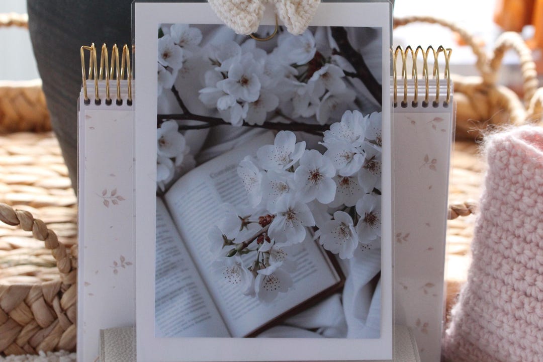Floral Spring Planner Dashboard, Laminated Photo, Various Sizes - Etsy
