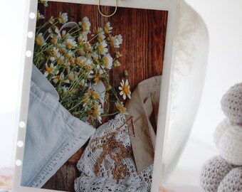 Spring Planner Dashboard | A5 Insert | Divider | Floral Accessories