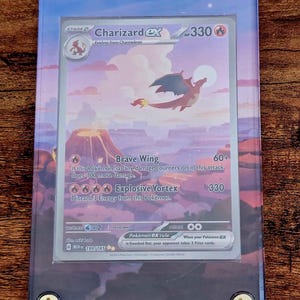 Sobreposição de exibição do Charmander 151 EX Evolution