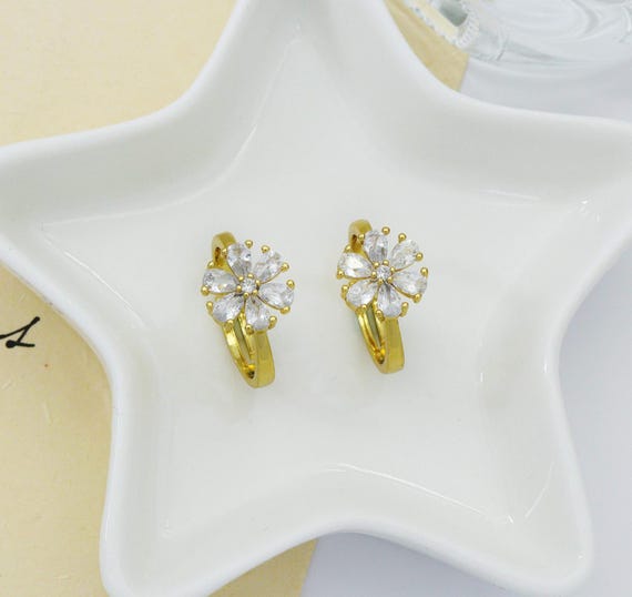 Large Cz Flower Adjustable Ring, Sku#Ld265