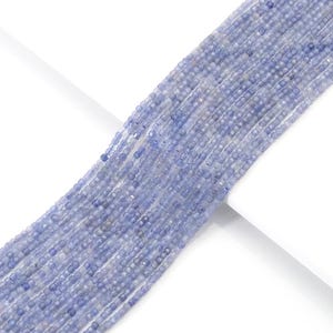 Genuine Tanzanite Faceted Cube Beads, 2.5mm, Sku#U1534