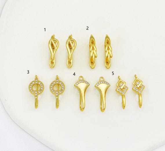 Gold Filled Flower Round Diamond Fan Shape Earrings, sku#JD36