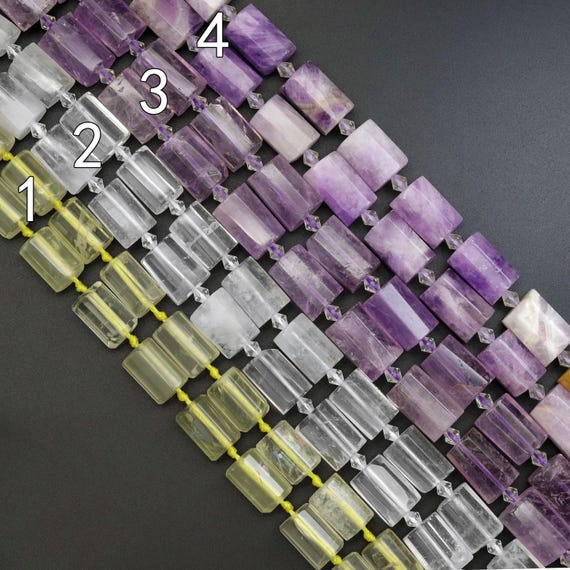 The 10x16mm Faceted Tube Beads, Sku#U1818