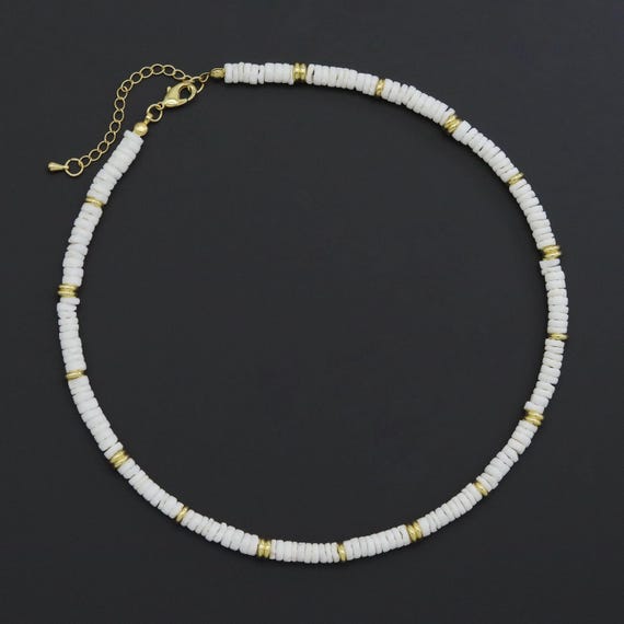 Tridacna Stone Necklace, Ef548