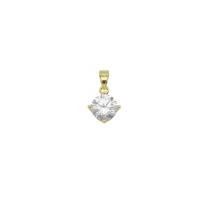Big Round Cz Diamond Charm, Sku#Lx473