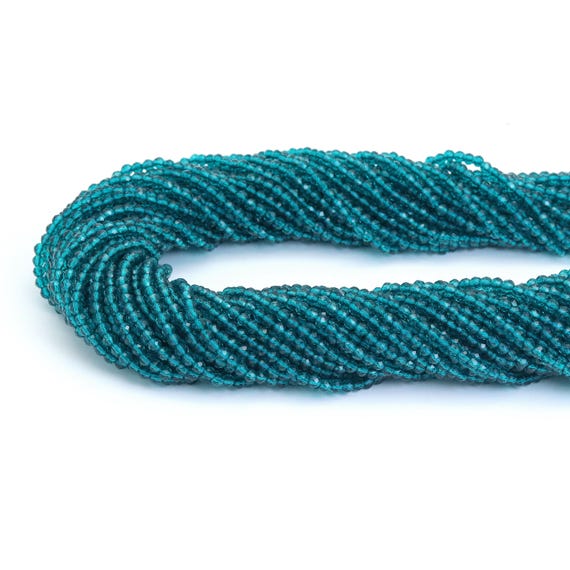 The 3mm Blue Crystal Round Faceted Beads, Sku#U1864