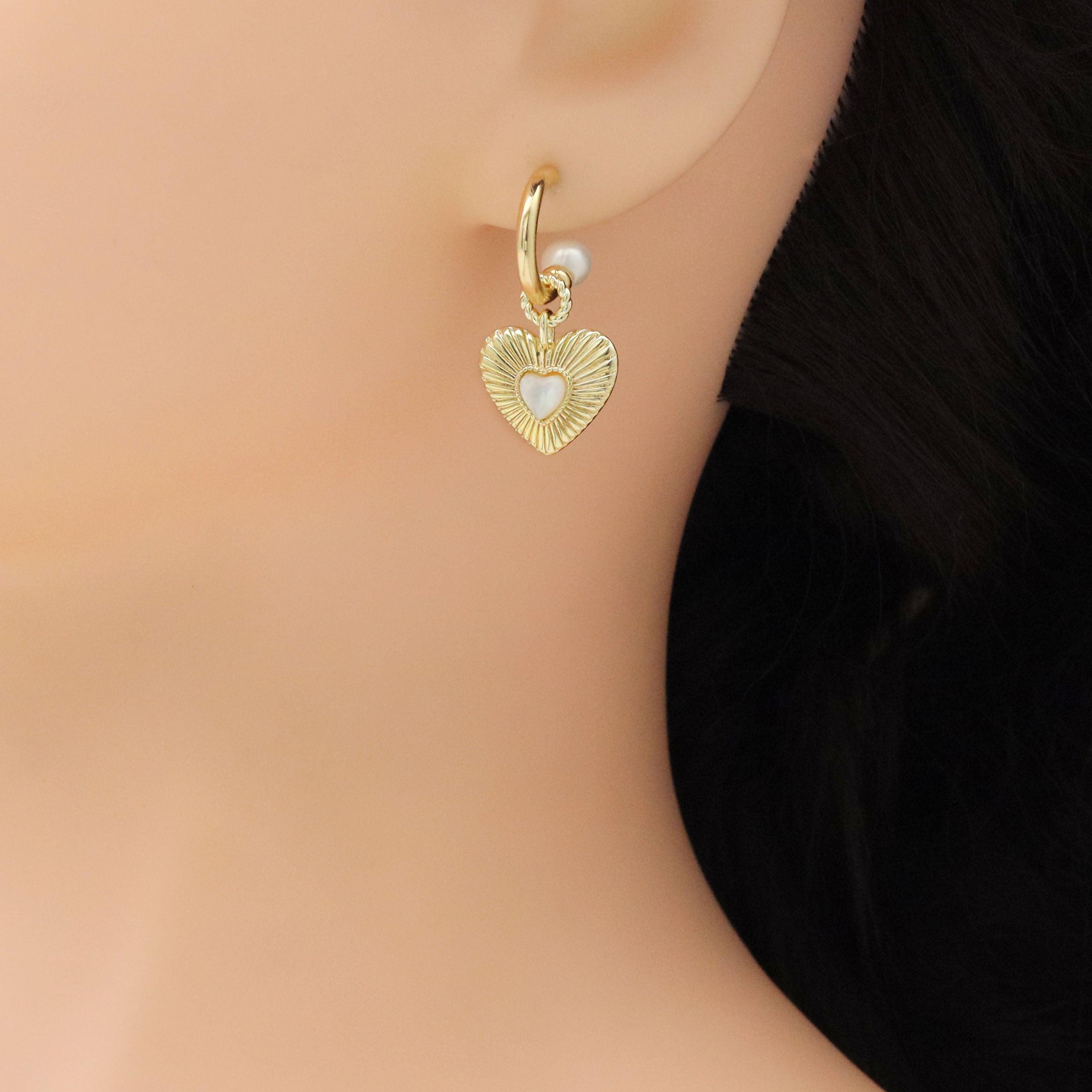 ☆ENGBROX☆ heart pearl ribbon earring EBEA24044 Amazon.com: Sttiafay Vintage Pearl Bow Dangle Earrings Pearl
