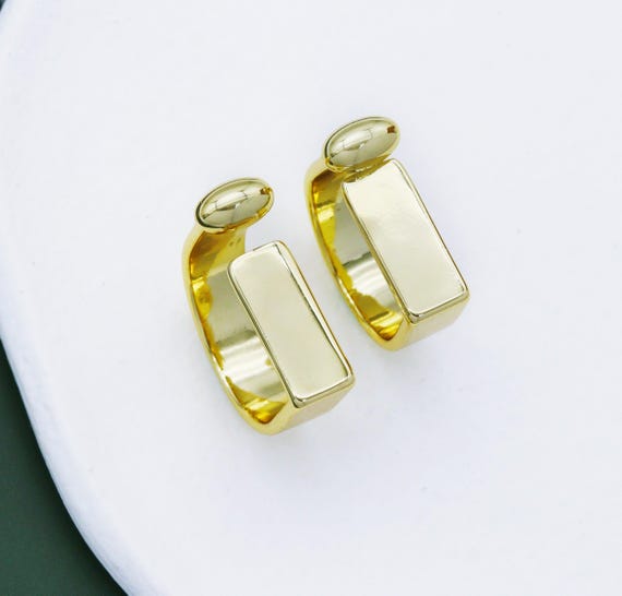 Cz Rectangle Clip Ring, Sku#X344