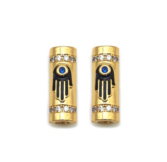 Hamsa Hand Tube Spacer, Slu#Y629