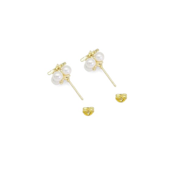 ピアス Pearl Stud Earrings / 14mm #9102 8.5mm-14mm Cream White Sea Shell Pearl Stud Earrings | eBay