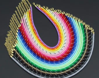 Vibrant Cord Necklace Bracelet, 5mm Rope