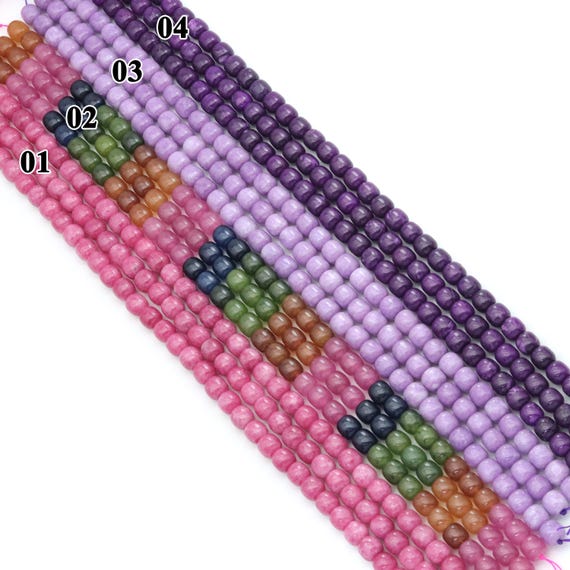 The 10x10mm Smooth Rondelle Jade Beads, Sku#U2132
