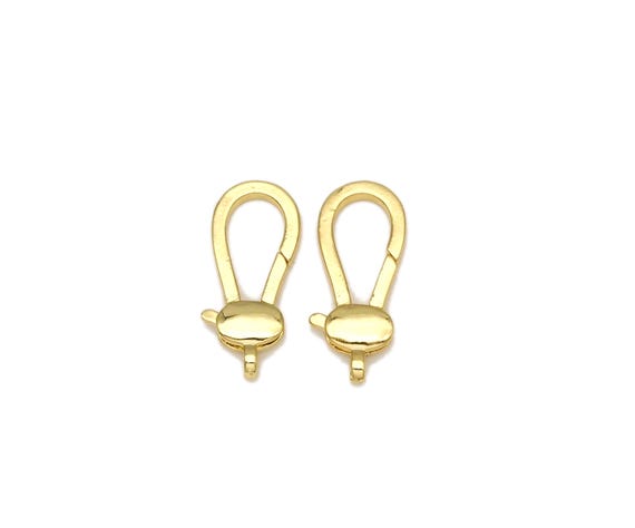 High Quality Oval Lobster Claw Clasp, 18K Gold Filled Simple