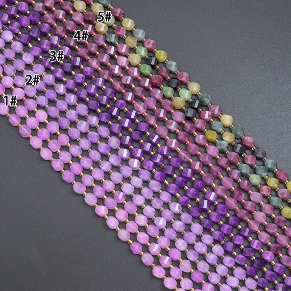 8mm Twisted Jade Bedas, Sku#U2242-1