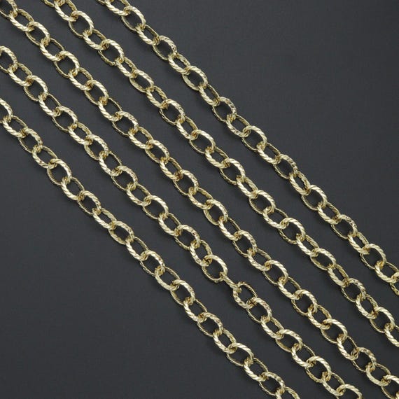 Wholesale Hammerd Large Oval link Chain by FT/Yard, sku#LX900