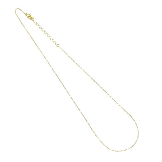 18K Gold Finished Trace Link Chain Necklace, sku#JD03
