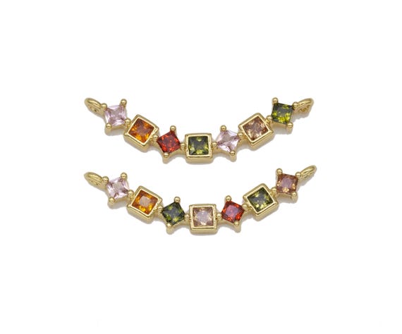Colorful Cz String Charm, Sku#Lk752