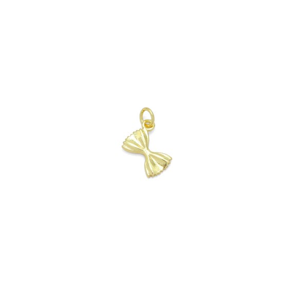 Gold Bow knot Charm Pendant, Sku#LK1018