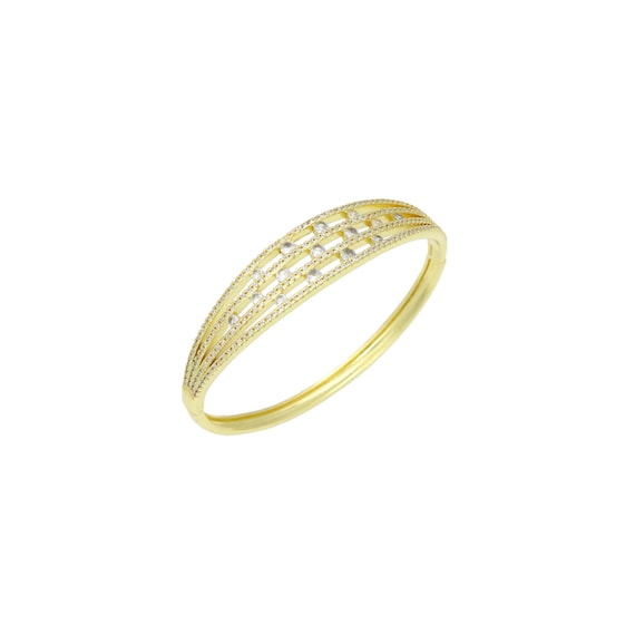 Diamond Cz Multiline Adjustable Bracelet, Sku#Lk1099