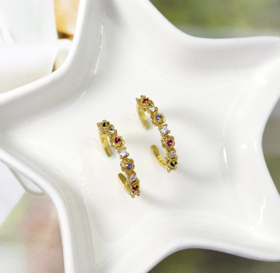 Colorful Cz Stackable Ring, Sku#Jl140