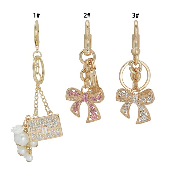 Purse Bow Bag Pendant charm Keychain, Sku#JL208
