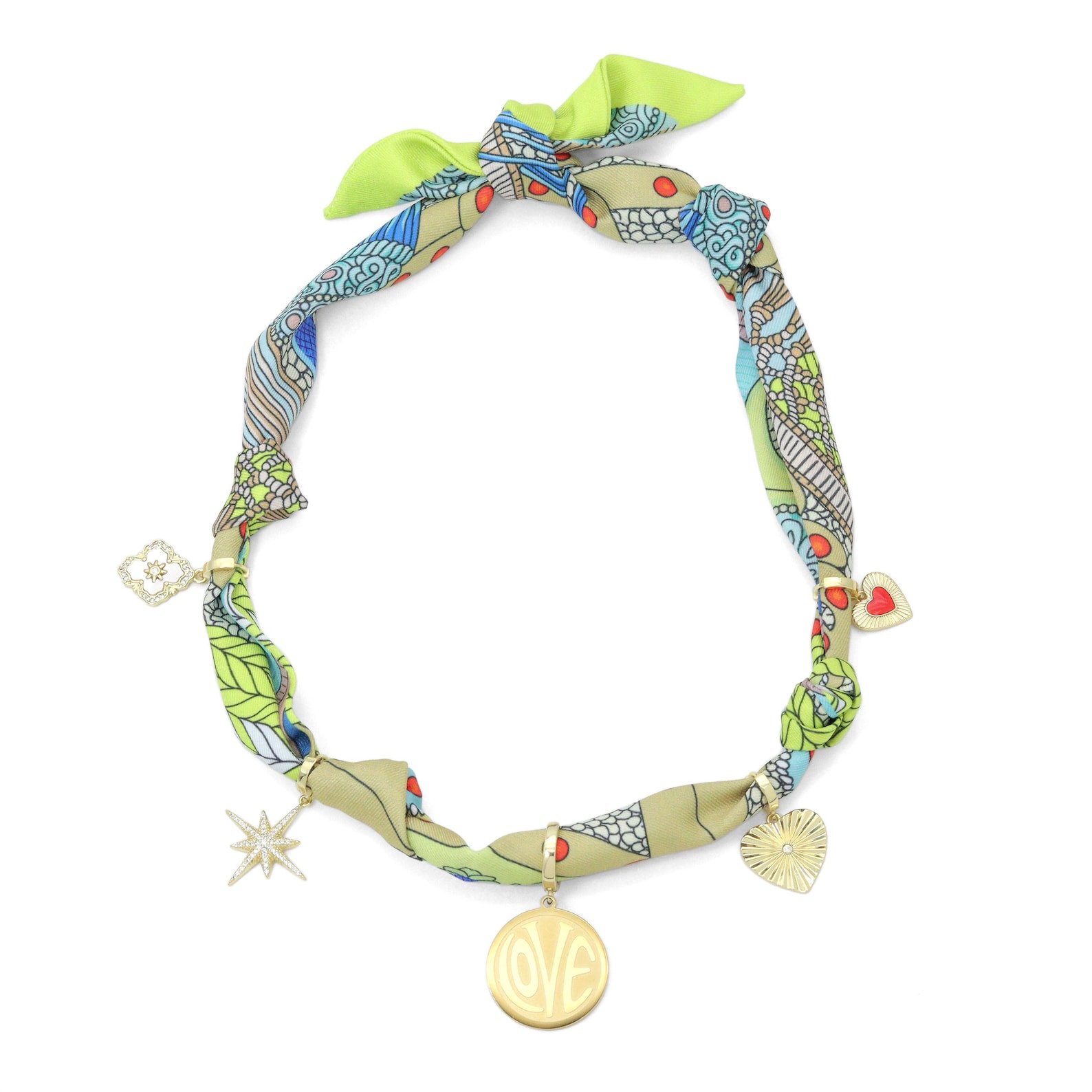 Radiance Silk Scarf Necklace main image 0