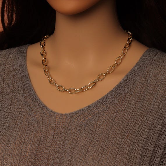 Wholesale Thick Oval link chain by Yard, sku#LX905