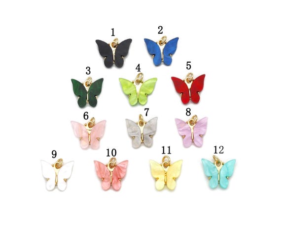Butterfly Colorful Charm, Sku#Fh214