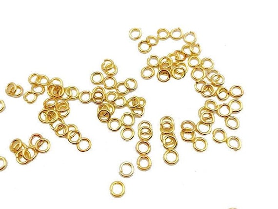 Gold|Bright Silver Jump Ring, 3Mm|4Mm|5Mm|6Mm|8Mm|10Mm|14Mm, Jump Ring, Jump Rings, Bulk Jump Rings, Jump Ring For Supply, Sku#Ojr1